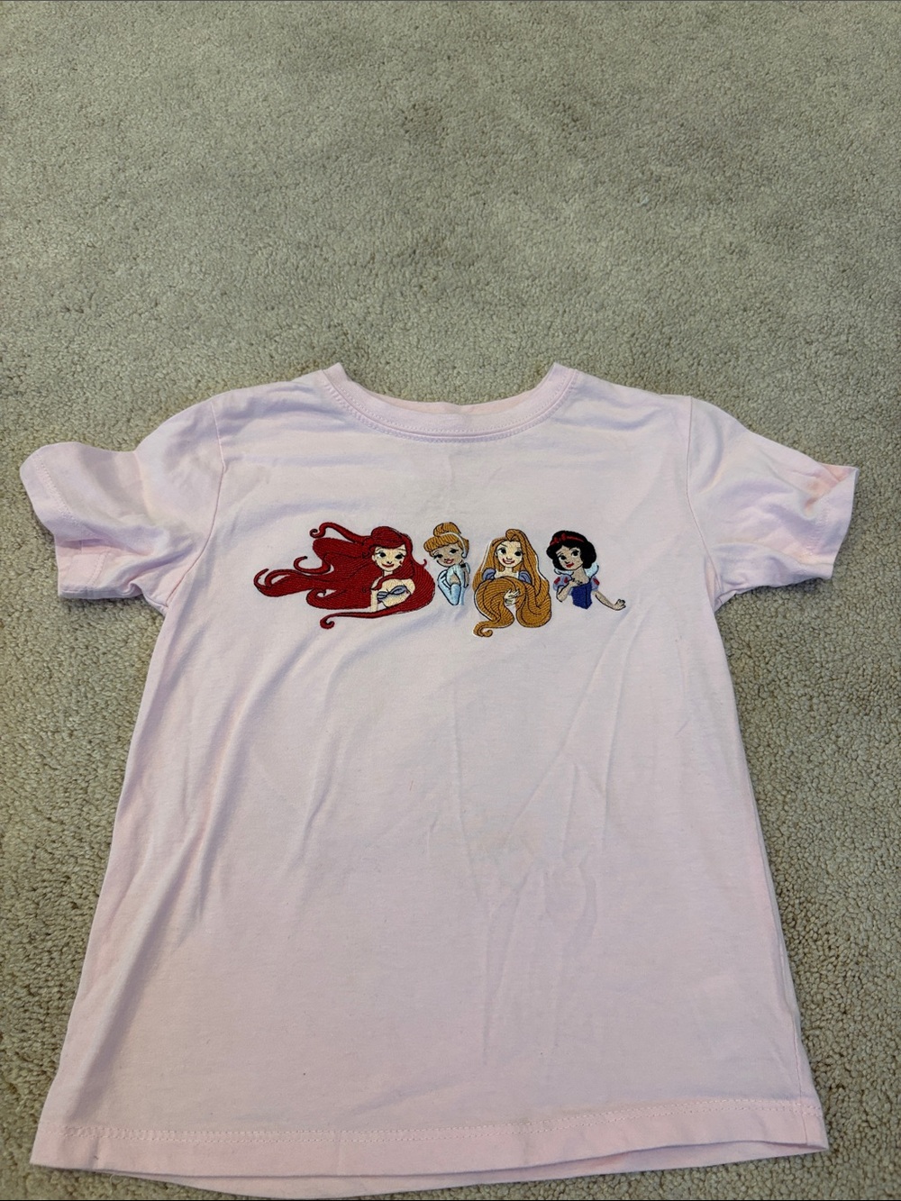 Kids Pink Princess Graphic T-Shirt
